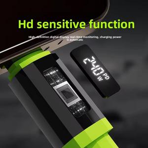 Cavo USB-<span class=keywords><strong>C</strong></span> a USB-<span class=keywords><strong>C</strong></span> da 240W con Display LED, Compatibile con Ricarica Rapida PD 140W/100W per Laptop/Telefono Cellulare - Product Image 5
