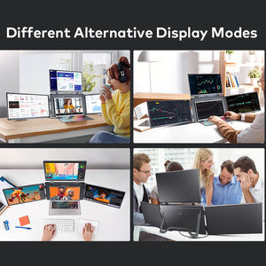 Monitor Portátil FOPO IPS de 18.5 Pulgadas, Extensor de Pantalla Triple para Laptop, Uso Comercial, Gran Tamaño, Electrónica de Consumo - Product Image 4