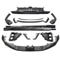 Kit de Carrocería de Fibra de Carbono para BMW X6M F96, Labio Delantero de Fibra de Carbono, Faldón, Difusor Trasero, Alerón