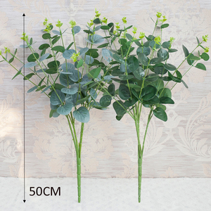 Bán Buôn Trang Trí Nhân Tạo Bạch Đàn Lá Để Cắm Hoa Và Trang Trí Đám Cưới - Product Image 6