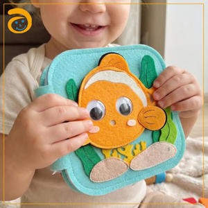 <span class=keywords><strong>Libro</strong></span> de Actividades de Fieltro con Temática Oceánica Personalizado al por Mayor, Juguete Educativo Montessori, <span class=keywords><strong>Libro</strong></span> de Tela Suave para Bebés - Product Image 6