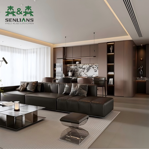 Estantería de Pared Moderna y Minimalista de Lujo Personalizada SLS con Cajones de Madera para Bibliotecas de Apartamentos - Product Image 2
