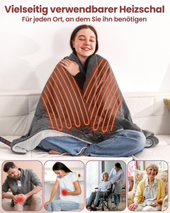 4 giờ khăn choàng nóng cơ thể Chăn điện 6 mức nhiệt độ máy có thể giặt thiết bị nhiệt - Product Image 3
