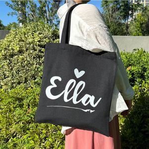 Sac fourre-tout en toile écologique de qualité supérieure avec logo personnalisé, sac de shopping haut de gamme - Product Image 2