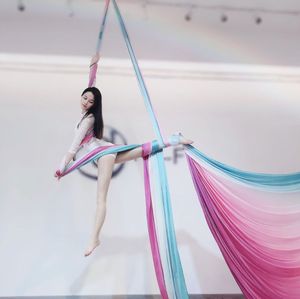 Equipo Profesional de Tela Aérea de 18.3M/20 Yardas, Kit de Yoga Aéreo de Elasticidad Media para Danza Aérea en Interiores y Exteriores, <span class=keywords><strong>Circo</strong></span> - Product Image 2