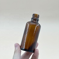 Flacon pompe en verre mat de 10 ml pour lotion, huile essentielle, sérum, petits flacons en verre ambré à vis pour huiles essentielles et collyres