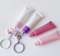 Tubes de baume à lèvres cosmétiques vides de 10ml 15ml | Tube de brillant à lèvres en plastique à presser OEM d'emballage de marque privée de logo personnalisé