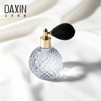 Flacon de parfum haut de gamme en verre de 50 ml en forme d'ananas, avec pompe à air de 18 mm de diamètre pour un scellage hermétique