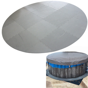 <span class=keywords><strong>Protector</strong></span> de Piso para <span class=keywords><strong>Piscina</strong></span> Redondo o Cuadrado, Juego de Alfombrillas Protectoras para <span class=keywords><strong>Piscina</strong></span>, Tapete para Spa - Product Image 2