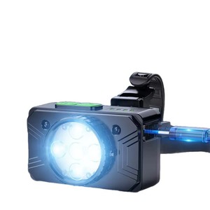 Luz Delantera Recargable para Bicicleta, 5 LED, Linterna de Alta Potencia para Ciclismo Nocturno en Montaña - Product Image 5