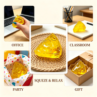 Jouet anti-stress en TPR en forme de triangle de fromage, mignon, collant, à montée lente, pour soulager le stress, à presser au doigt, cadeau, vente en gros