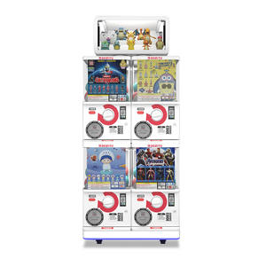 <span class=keywords><strong>Machine</strong></span> de jeu d'amusement de type distributeur automatique Gacha Gachapon 4 en 1 d'intérieur, <span class=keywords><strong>machine</strong></span> à capsules à pièces - Product Image 1