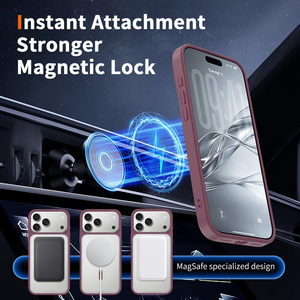 Coque de téléphone avec bouton de contrôle de l'appareil photo pour iPhone 17 18 <span class=keywords><strong>Pro</strong></span> <span class=keywords><strong>Max</strong></span>, antichoc, magnétique, givrée, transparente et protectrice - Product Image 3