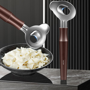 Noodle Shaving Knife 304 Stainless Steel Aluminum Handle Pasta Cutter Kitchen Tool Manual Noodle Scraper - Product Image 1