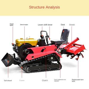 Micro-motoculteur à double usage pour l'agriculture, l'eau, la sécheresse, les serres, les vergers, le moteur de la pompe pour l'équitation. - Product Image 4