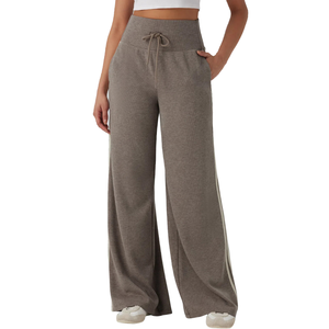 2026 New European Women's High Elastic Loose Wide Leg <b>Pants</b> Anti-Wrinkle Hip Hop Corduroy Summer Women's <b>Pants</b> & Trousers - Product Image 2