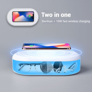 Nouvelle arrivée 10W <span class=keywords><strong>charge</strong></span> rapide <span class=keywords><strong>sans</strong></span> <span class=keywords><strong>fil</strong></span> <span class=keywords><strong>boîtier</strong></span> <span class=keywords><strong>de</strong></span> désinfection <span class=keywords><strong>UV</strong></span> chargeur intelligent multifonction <span class=keywords><strong>avec</strong></span> une haute efficacité et des avantages pour la santé - Product Image 4