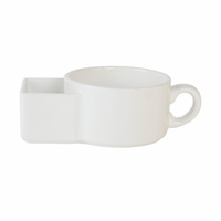 Cadeaux d'Halloween en céramique 300 ml Tasse à café personnalisée drôle en céramique avec poche à biscuits Sachet de thé Porte-biscuits