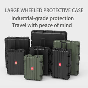 Outdoor Photography Equipment <strong>Trolley</strong> Case, Precision Instruments, Multifunctional Safety Protective Toolbox, XYY-7545 Black - Product Image 6