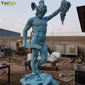 Youfine Cổ Cuộc Sống Lớn Kích Thước Hy Lạp Thiên Chúa Ngoài Trời Vườn Trang Trí Nội Thất Nổi Tiếng Bằng Đồng Cổ Điển Perseus Với Medusa Đầu Điêu Khắc - Product Image 4