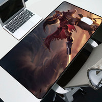 Alfombrilla de Ratón Rectangular de Plástico para Juegos, Extra Grande, Personalizada, Modelo 2020, para Hombres y Mujeres, Uso en Oficina y Computadora, con Atajos Todo en Uno