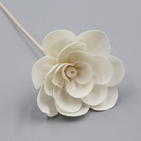 Bâton de diffuseur de roseau artificiel avec fleur en bois de Sola pour la chambre