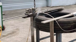 Machine d'essai de compression des pneus à 4 axes BTECH, équipement de découpe à jet d'eau de laboratoire, répétabilité de 0,002 mm, écran tactile numérique, 380V - Product Image 2