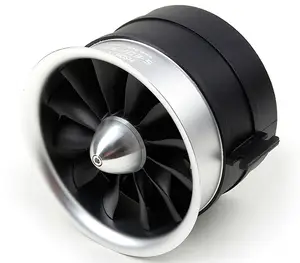 HSDJETS EDF 90mm yarı metal elektrikli kanallı Fan 6S 1550KV 3.7kg itme RC uçak için