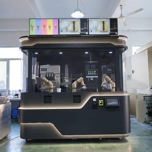 Kiosque à café automatique extérieur robotisé, distributeur automatique de café, machine à café robotisée - Product Image 1