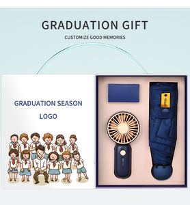 Ensembles de cadeaux de fin d'études pour événement anniversaire LOGO personnalisé Ensemble de parapluies Cadeaux de fête des enseignants pour les élèves du secondaire <span class=keywords><strong>2022</strong></span> - Product Image 2