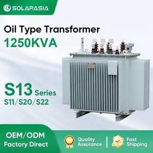 Transformador de Filtración Sumergido en Aceite S13 M 1250kVA, 10kV 11kV 0.4kV, Larga Vida Útil, Precio Mayorista Más Bajo - Product Image 1