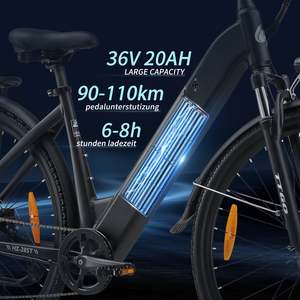 TTGO C3 (HZ-28ST) โครงเหล็ก ดิสก์เบรก มอเตอร์กลางพร้อมเซ็นเซอร์ 7 สปีด สำหรับการเดินทางในเมือง C3 HZ-28ST 36V 25 - Product Image 2