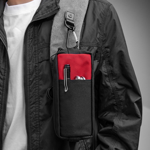 Tactical EDC Tool Bag Multi Functional Outdoor Storage With Card Holder And Knife Compartment Black Oxford Cloth Summer 2024 - Product Image 3