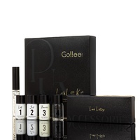 Kit de lifting et teinture des cils et des sourcils 2-en-1 Gollee avec lotion, crème, baume et gel, marque privée, semi-permanent, DIY à domicile