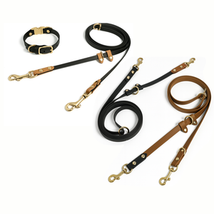 Waterproof Adjustable Custom PVC Hands Free <strong>Dog</strong> <strong>Leash</strong> 5 in 1 Tangle Free Walking Training Pet Leads Wholesale - Product Image 2