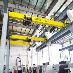 Grúa Móvil de Control Remoto con Cable de Acero y Polipasto Eléctrico de Doble Gancho y Haz Único para 3 Toneladas, de Agencia de Personalización Europea - Product Image 6