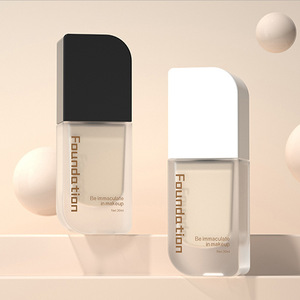 <span class=keywords><strong>Doully</strong></span> - Envase de Vidrio Redondo Personalizado de 30 ml para Viaje, Envase Cosmético para el Cuidado de la Piel, Botella Vacía con Bomba y Tapa para Loción, Guangdong - Product Image 4