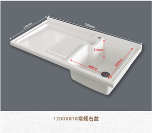 Lavabo moderne intégré et contemporain pour comptoir, forme ovale, granit, marbre, pierre, fonte, écologique, salle de bain facile - Product Image 4