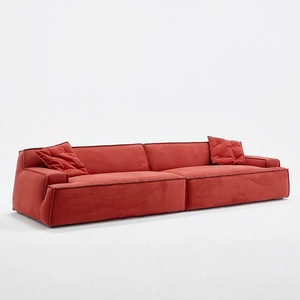Canapé sectionnel rectangulaire moderne et minimaliste en tissu Damas italien Lovein Wholesale – Rembourrage en éponge écologique pour villa - Product Image 2