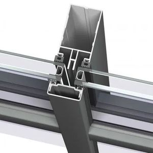 Perfil de Aluminio para Barandilla de Balcón, Edificios Residenciales y Comerciales, Aluminio CNW OEM, Acabado de Fábrica, Recubrimiento en Polvo - Product Image 1