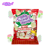 Bonbons guimauve de Noël dans diverses formes et saveurs de fruits Kid Sweet Snacks