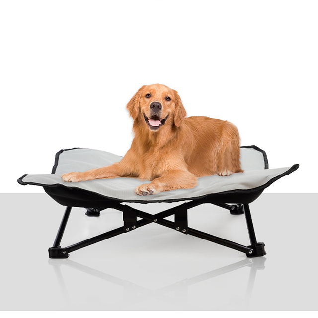 Folding Elevated Dog Bed camping waterproof outdoor portable elevated pet bed For Small Medium Or Large Dogs