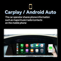 Radio para Auto Interactiva con Gestos Android de 8.8 Pulgadas, con Navegación GPS y Carplay, Compatible con BMW Serie 3, 4, 5, 6, 7, X3, X4, X5, X6, 2003-2017