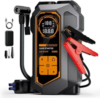 Arrancador de Coches Portátil 2026 Q18B 12V 1000A 10000MAH con Compresor de Aire para Camiones y Coches - ¡Oferta Especial!