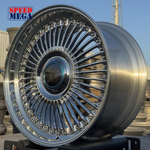 Rines de Aleación de Aluminio Forjados Personalizados 5x114.3 5x120 5x108 5x112 con Acabado Pulido de Alta Gama para Mejoras de Autos Deportivos - Product Image 1