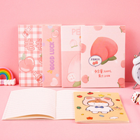 Petit cahier de notes personnalisé de dessin animé mignon, papeterie d'apprentissage, bloc-notes pour étudiants, vente en gros