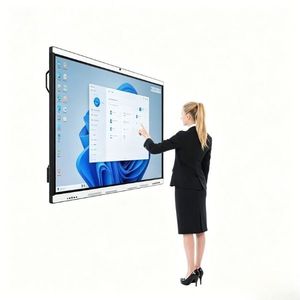 ไวท์บอร์ดอัจฉริยะแบบอินเทอร์แอคทีฟขนาด 65 นิ้ว รุ่น HB ซีรีส์ 4K UHD หน้าจอสัมผัสแบบปากกาคู่ สำหรับ<span class=keywords><strong>การ</strong></span>ศึกษาในร่ม <span class=keywords><strong>การ</strong></span>ประชุมทางธุรกิจ และร้านค้าปลีก - Product Image 1