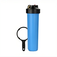 Vente en gros – Boîtier de filtre à eau sous pression Big Blue de 20 pouces, résistant aux hautes pressions, en PP de qualité alimentaire, antidéflagrant