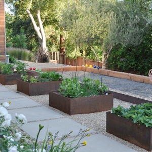 Idées de <span class=keywords><strong>jardin</strong></span> <span class=keywords><strong>aménagement</strong></span> paysager extérieur grande boîte de jardinière de légumes en métal plantation surélevée en acier lits de <span class=keywords><strong>jardin</strong></span> - Product Image 3