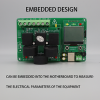 JSY-MK-333 modul pengukur energi Voltmeter AC Mini Bidirectional tiga fase untuk memperoleh energi